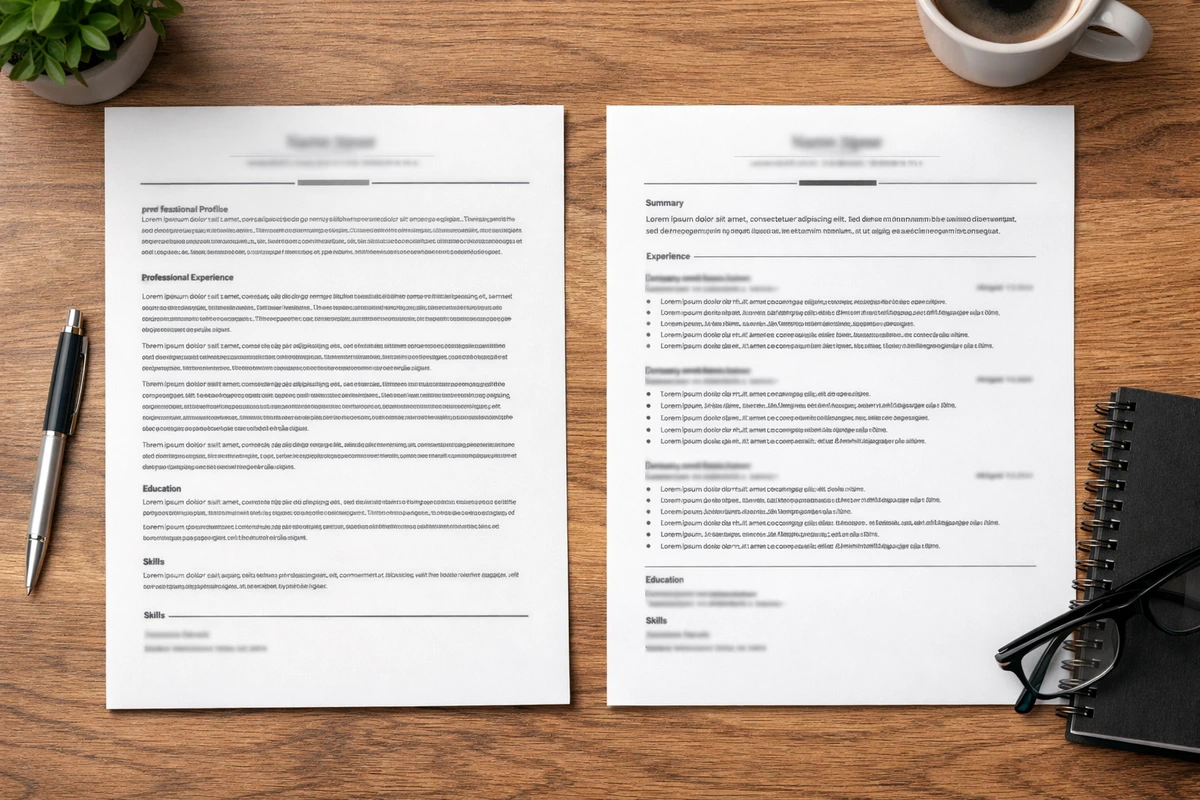 Narrative Resume Example Compared To Traditional Bullet-Point Resume