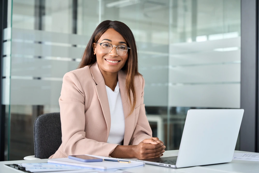 Young Happy Professional Business Woman Manager